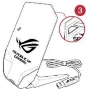 ASUS ROG Spatha - So richten Sie ihre ROG Spatha Gaming Maus als eine kabellose Maus ein: - 1