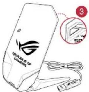 ASUS ROG Spatha - Para configurar el ratón para juegos ROG Spatha como ratón inalámbrico: - 1