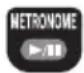 JVC Boomblaster RVNB100 - Press [METRONOME ▶/II]. - 1
