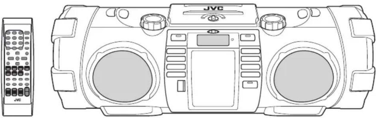 JVC Boomblaster RVNB100 - RV-NB100B - 1