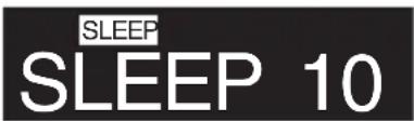 JVC Boomblaster RVNB100 - Press [SLEEP] repeatedly. - 2