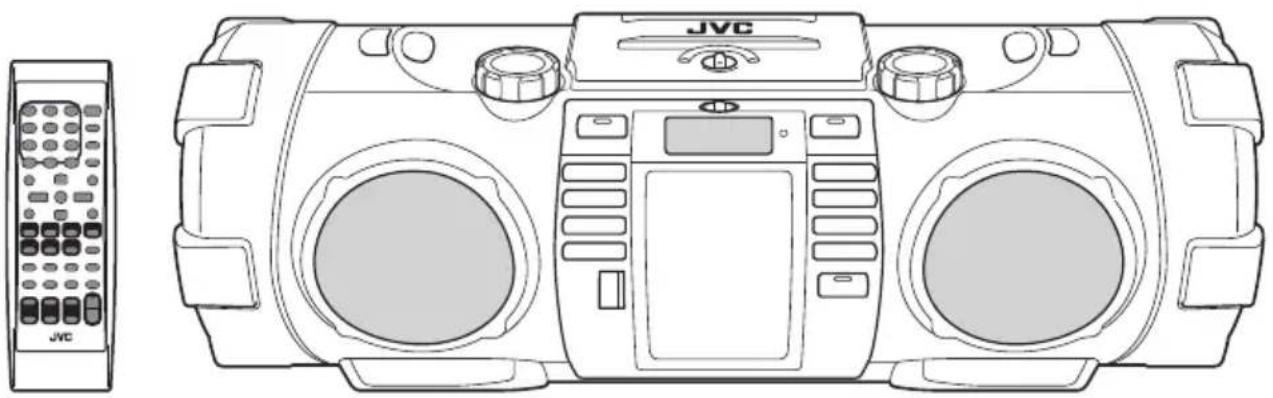 JVC Boomblaster RVNB100 - RV-NB100B - 1