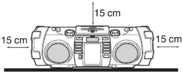JVC Boomblaster RVNB100 - Let op: Zorg voor goede ventilatie - 1