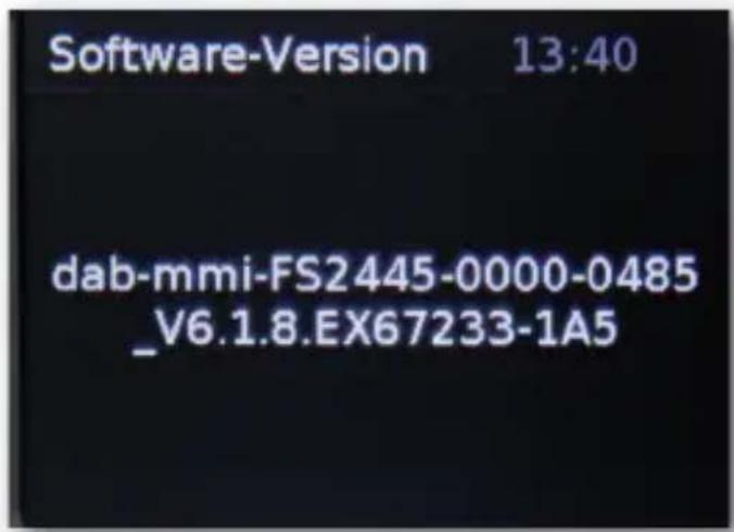 Imperial Dabman D10 - Software Version - 2