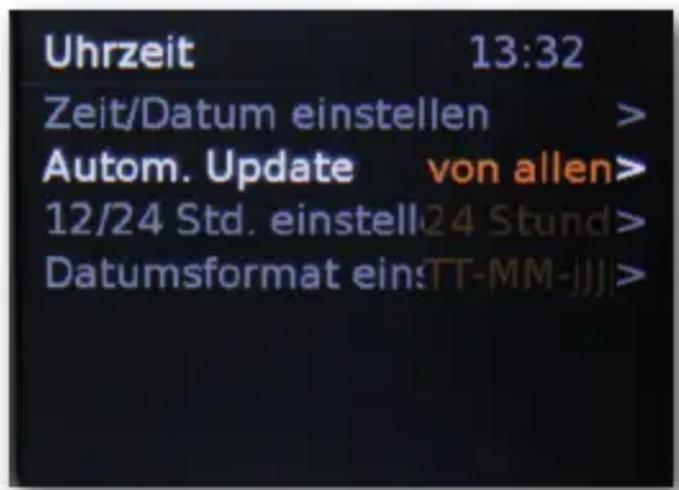 Imperial Dabman D10 - Uhrzeit einstellen - 1