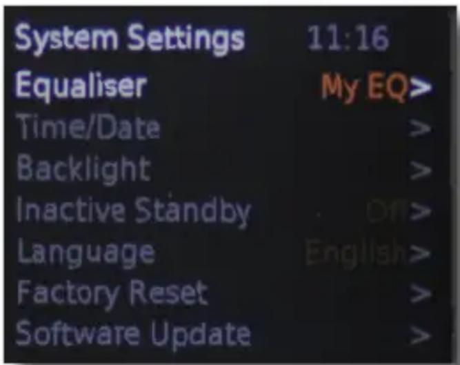 Imperial Dabman D10 - System settings - 1