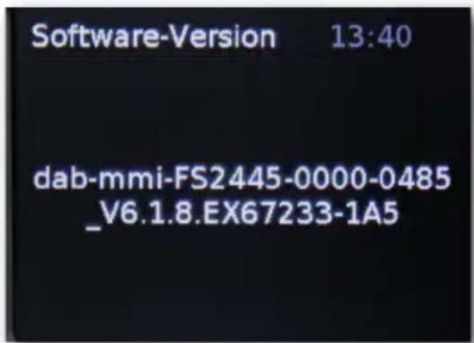 Imperial Dabman D10 - Software Version - 1