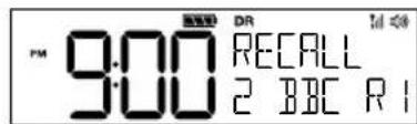 PURE Evoke H2 - To recall a preset when listening to digital radio or FM radio - 1