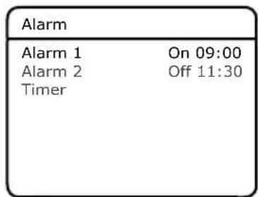 PURE Evoke H6 - Slik stiller du inn en alarm: - 2