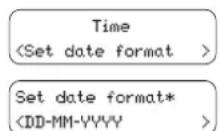 PerfectPro DAB+Mate - Régler le format de la date - 4