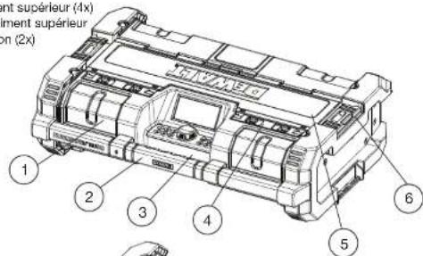 DEWALT ToughSystem DWST08810 - DESCRIPTION DE L'APPAREIL - 1