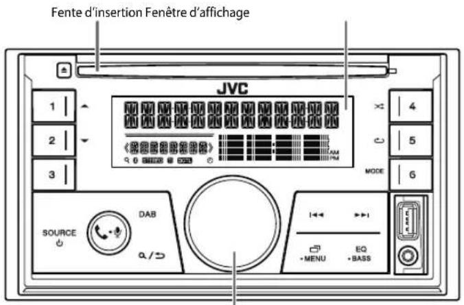 JVC KWDB93BT - Façade - 1