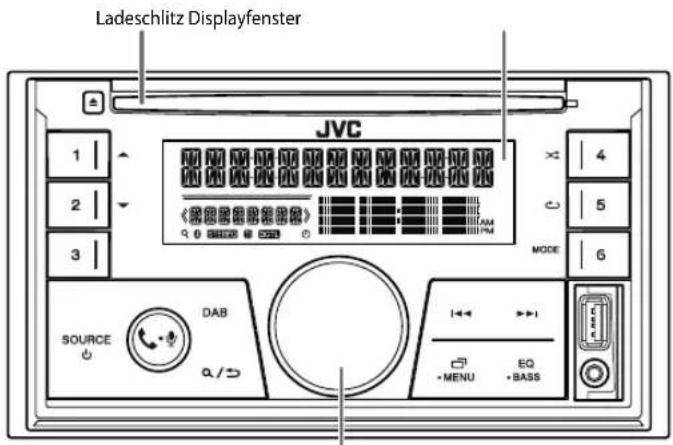 JVC KWDB93BT - Frontblende - 1