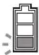 MAKITA DLM431PT2 - ▶ Fig.4: 1. Battery indicator 2. Check button - 3