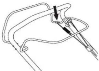MCCULLOCH M46110R Classic - Sidurikaabli seadistamine - 2