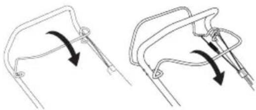 MCCULLOCH M51150R Classic - Kontrollere motorbremsehandtaket - 1