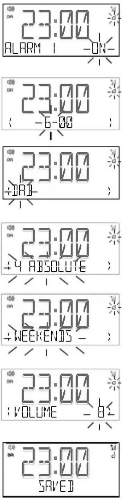 PURE Siesta S2 - Using the alarms - 1