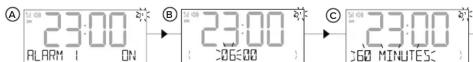 PURE Siesta Rise S - Alarm setup · Alarm-Setup · Mise en alarme · Impostazione la sveglia · Indstil alarm · Instellen wekker - 2
