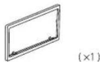 KENWOOD DPX7100DAB - Part list for installation - 2