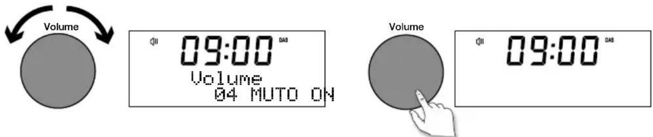 PURE Evoke CD6 - Regolare e disattivare il volume - 2