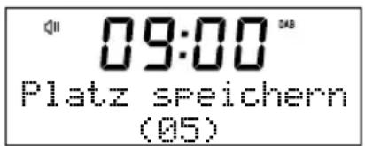 PURE Evoke CD6 - Schnellspeichern eines Senders auf einem der Speicherplätze (1–3) - 1