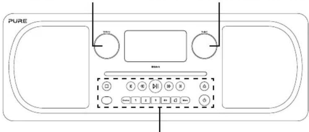 PURE Evoke CD6 - Drehknopf - 1