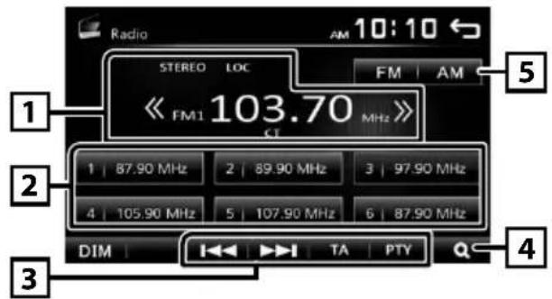 KENWOOD DMX110BT - Radio Basic Operation - 1