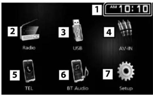 KENWOOD DMX110BT - Pressione o botão . - 2