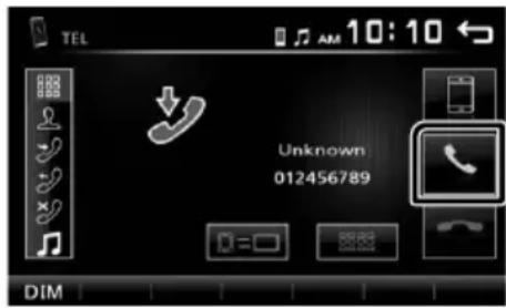 KENWOOD DMX110BT - Toque em [☐]. - 1