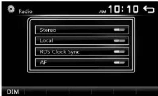 KENWOOD DMX110BT - Menu de fonction - 3