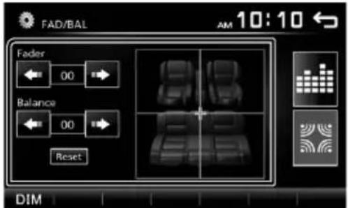 KENWOOD DMX110BT - Contrôle de l'audio en général - 1