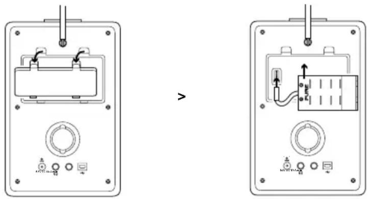 PURE Evoke H3 - So legen Sie ein ChargePAK ein: - 1