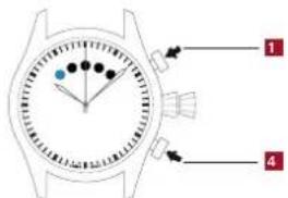 ALPINA Horological Hybrid - KALIBER AL-880 AUTOMATIKWERK MIT COUNTDOWN-FUNKTION - 1
