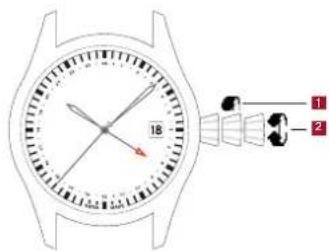 ALPINA Horological Hybrid - USO DA FUNÇÃO GMT: - 1