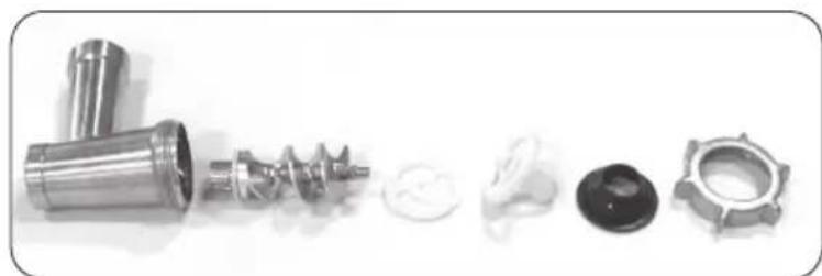 DOMO DO9077KR - OPTIONAL ACCESSORIES: FITTING MEAT GRINDER DO907OKR-M - 13
