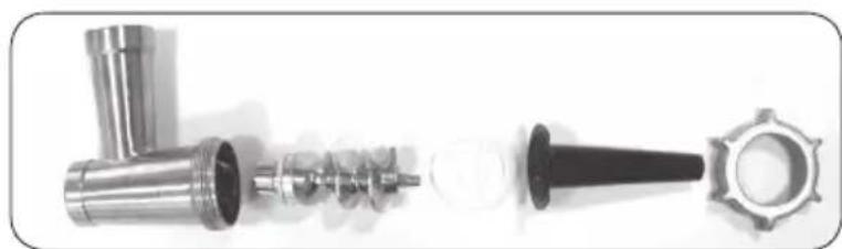 DOMO DO9077KR - OPTIONAL ACCESSORIES: FITTING MEAT GRINDER DO907OKR-M - 11