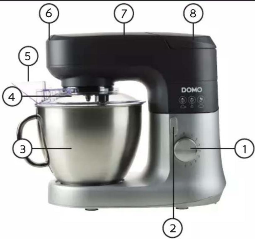 DOMO DO9182KR - ONDERDELEN - 1