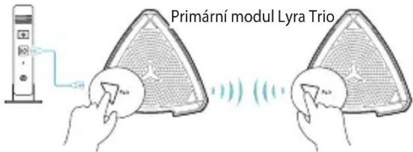ASUS Lyra Trio MAPAC1750 - METODA 2 Prostřednictvím tlacítka Pair (Spárovat) - 1