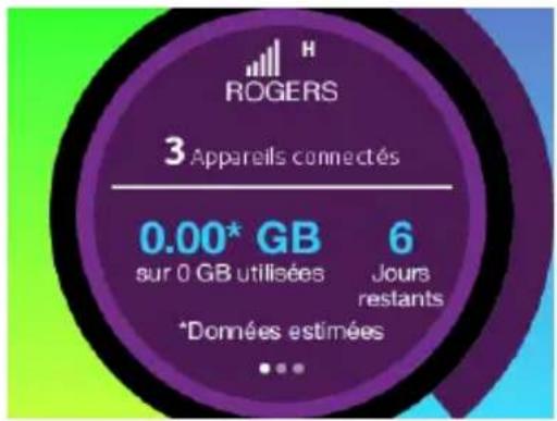 H ROGERS 3 Appareils connectés 0.00* GB sur 0 GB utilisées 6 Jours restants *Données estimées