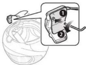 Sena 10S - Utilisation de la pince de fixation - 1