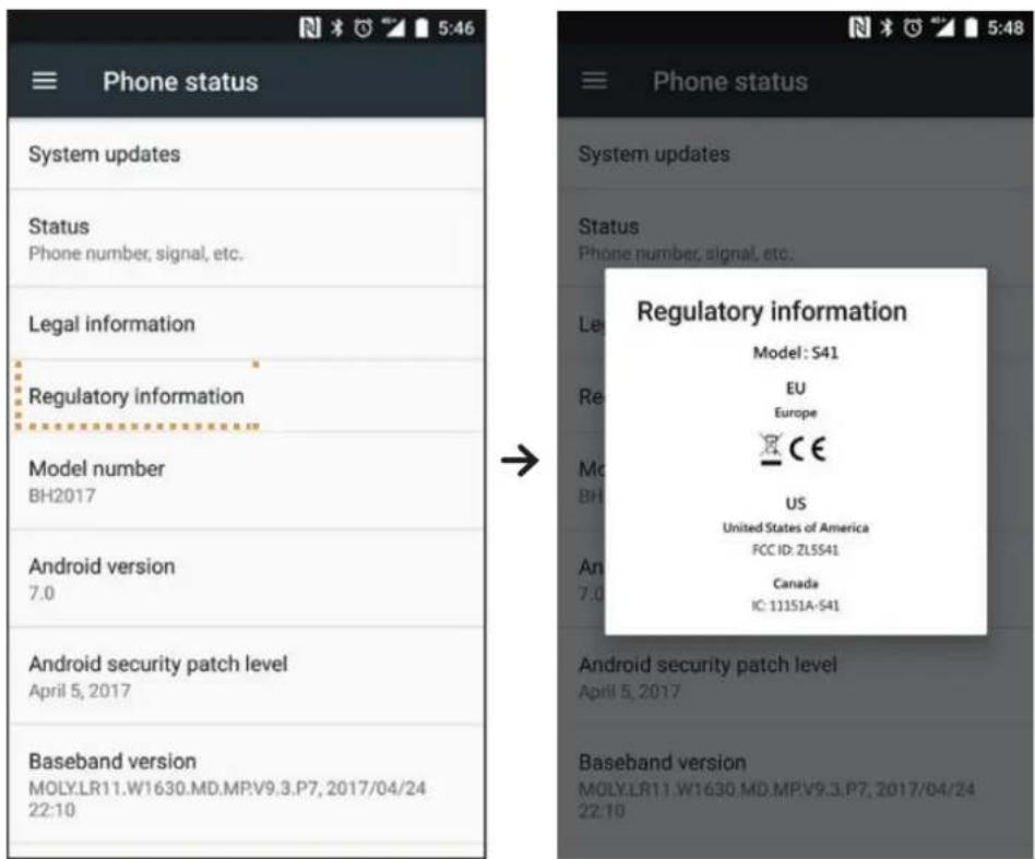 CAT S41 - AFFICHER L'ETIQUETTE ELECTRONIQUE - 2