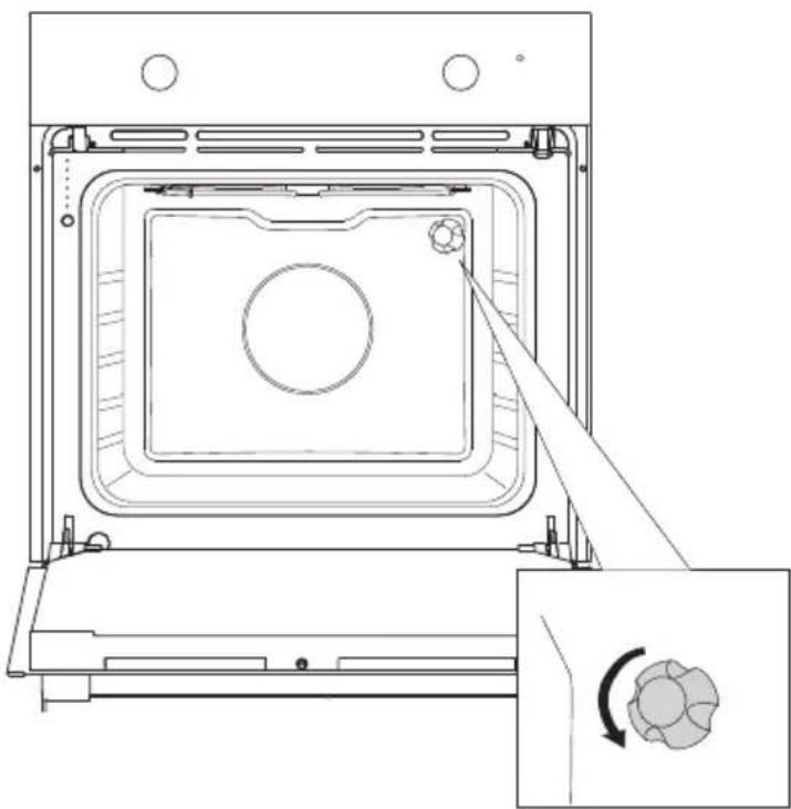 ETNA OM165RVS - Replacing the oven light - 2