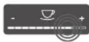 MELITTA Barista T Smart - Premere "+" o "-" - 1