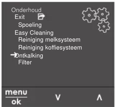MELITTA Barista T Smart - Submenu's oproepen - 1