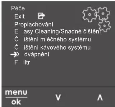 MELITTA Barista T Smart - Vyvolání podnabídek - 1