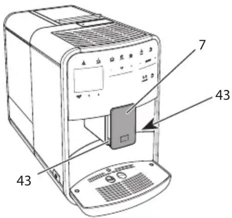 MELITTA Barista T Smart - Modificarea racordului pentru furtunul de lapse (in functie de model) - 1