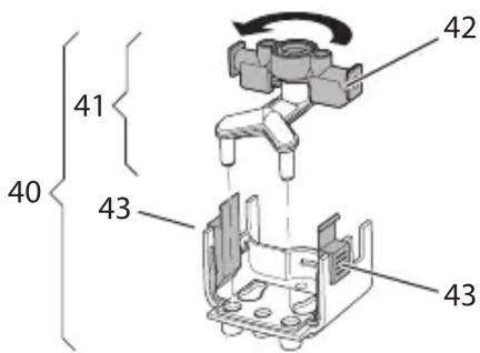 MELITTA Barista T Smart - Modificarea racordului pentru furtunul de lapse (in functie de model) - 2