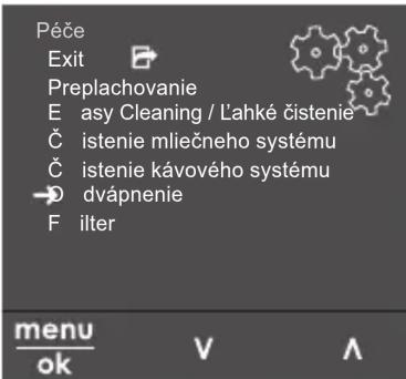 MELITTA Barista T Smart - Vyvolanie podponuk - 1