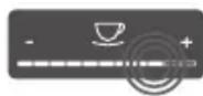 MELITTA Barista T Smart - Naciskanie "+" lub "-" - 1