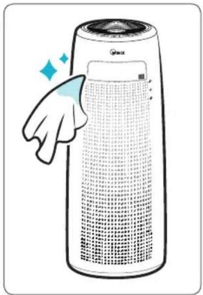 Winix Tower QS - Nettoyage de l'extérieur et de l'intérieur - 1